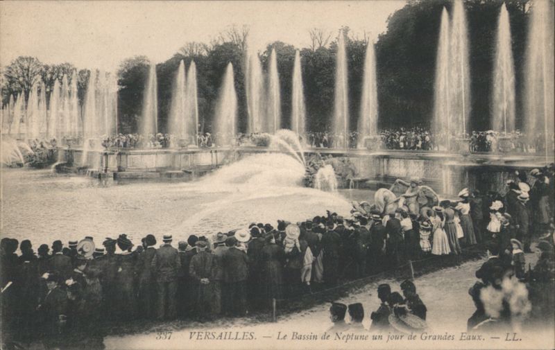 Versailles Neptune Basin Grand Fountains France