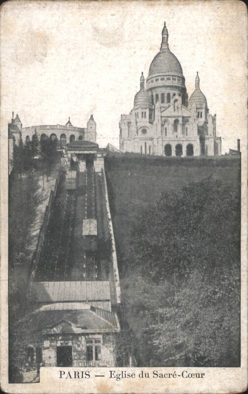 Sacré-Cœur Basilica & Funicular, Montmartre Paris France