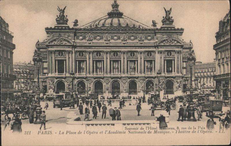 Paris Opéra Garnier, Place de l'Opéra, Académie Nationale France