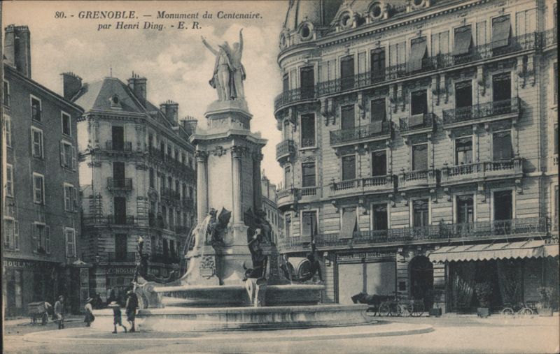 Grenoble - Monument du Centenaire, Henri Ding France