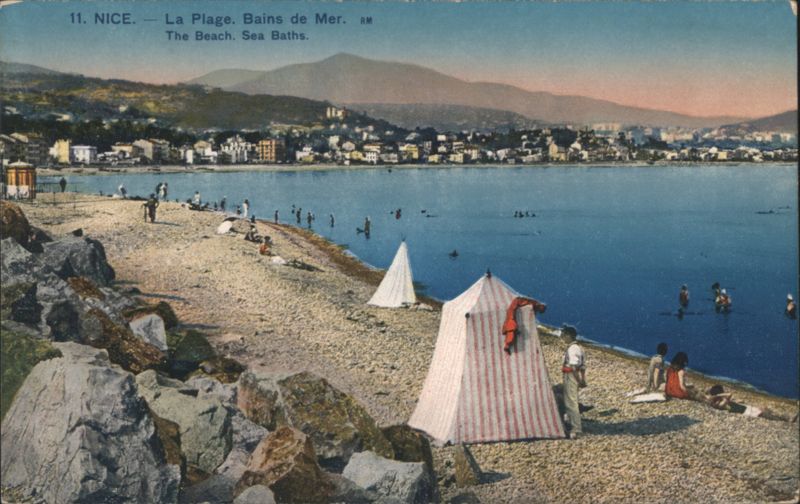 Nice The Beach, Sea Baths France