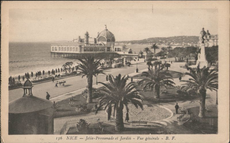 Nice Jetée-Promenade et Jardin Vue générale France