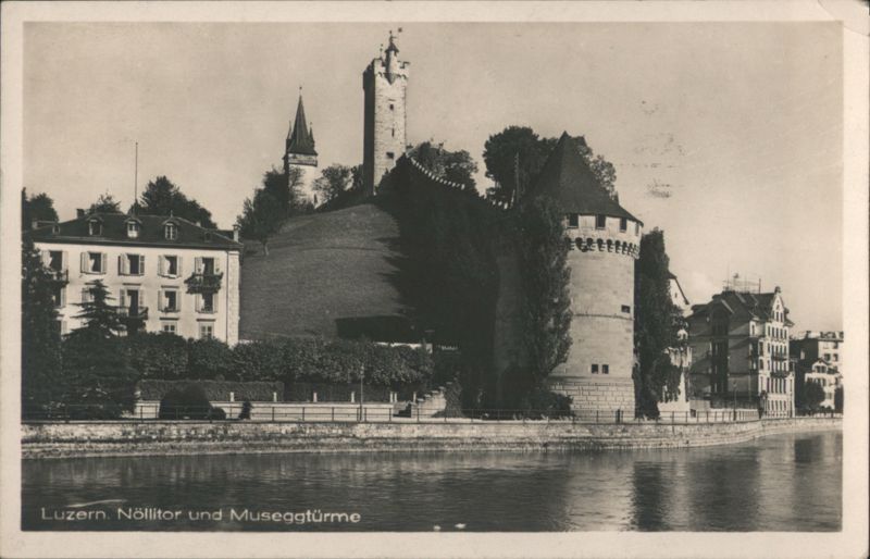 Luzern Nöllitor and Musegg Towers Switzerland
