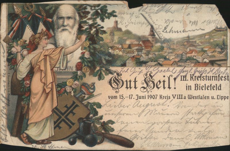 Kreisturnfest Bielefeld 1907, Turnvater Jahn Germany