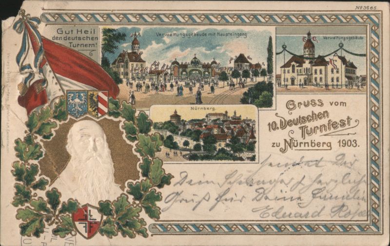 10th German Gymnastics Festival, Nuremberg 1903 Germany