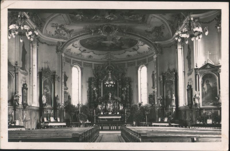 Scheidegg Allgäu Catholic Church Interior Germany