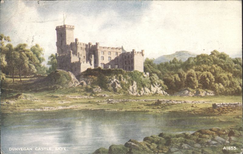 Dunvegan Castle, Isle of Skye Scotland Edward H. Thompson