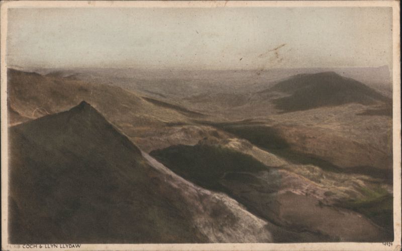Rib Coch & Llyn Llydaw Mountain Landscape United Kingdom
