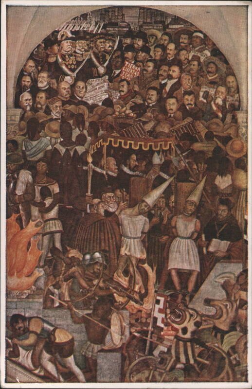 Diego Rivera Mural, Revolution of Madero, Mexico Mexico City