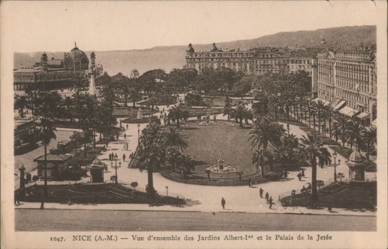 Jardins Albert-Ier et Palais de la Jetée, Nice France