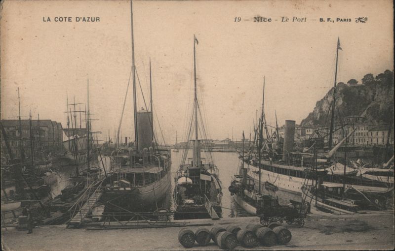 Nice Port, La Cote d'Azur, Sailing Ships France