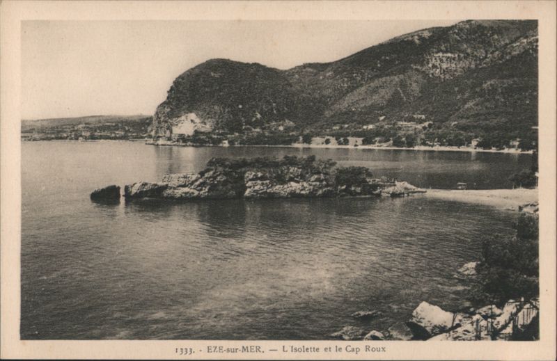 Eze-sur-Mer - L'Isolette et le Cap Roux France