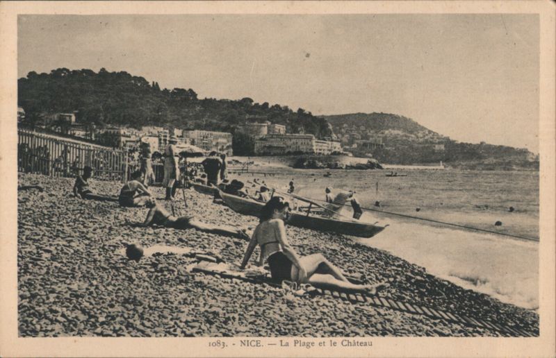 Nice Beach and Château France