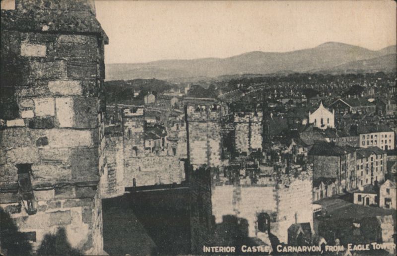 Interior Castle, Carnarvon, from Eagle Tower United Kingdom