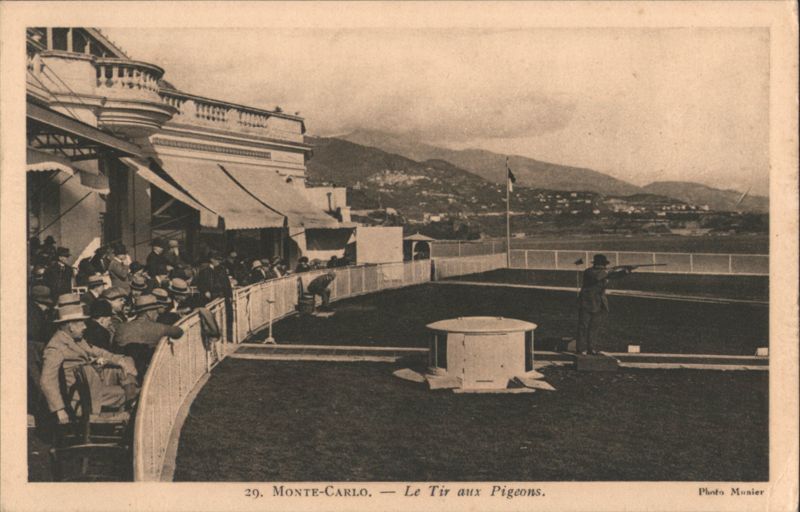 Monte-Carlo Pigeon Shooting Monaco Munier