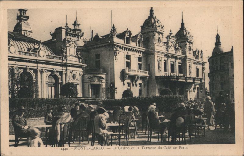 Monte-Carlo Casino and Café de Paris Terrace Monaco