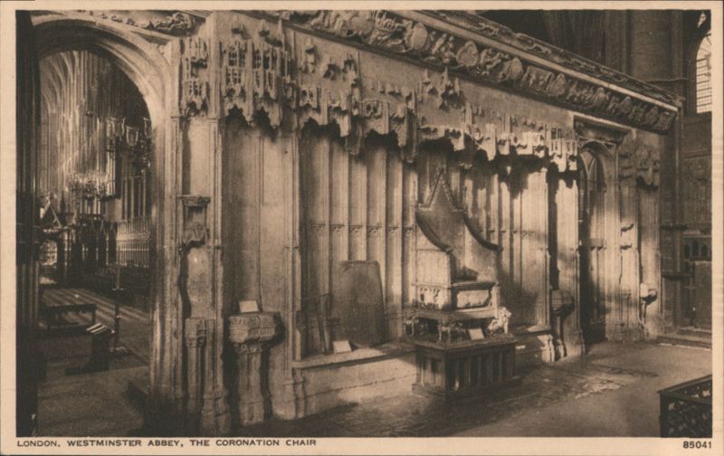 Westminster Abbey, Coronation Chair London United Kingdom