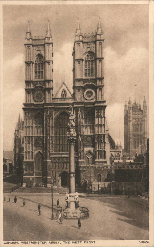 Westminster Abbey, The West Front, London England