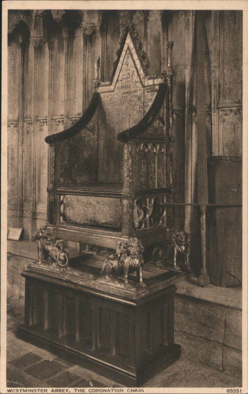 Westminster Abbey, The Coronation Chair London United Kingdom