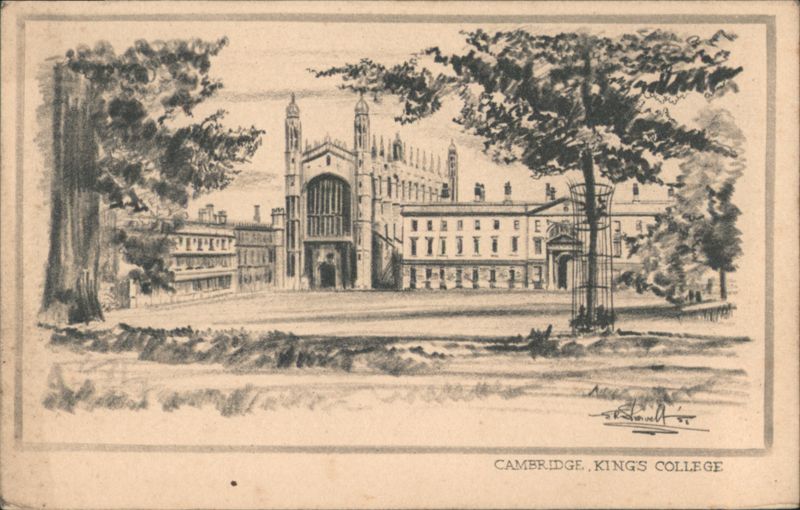 King's College, Cambridge Drawing United Kingdom R. Kinnell