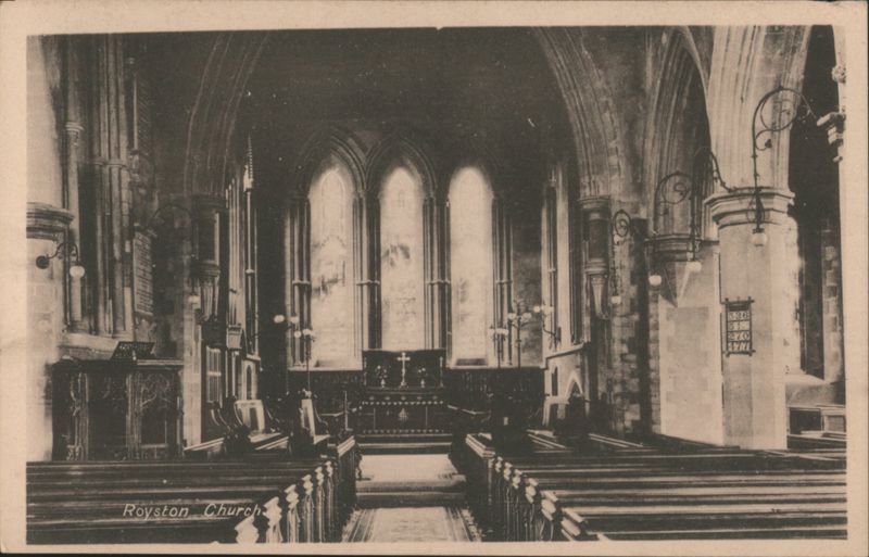 Royston Church Interior United Kingdom