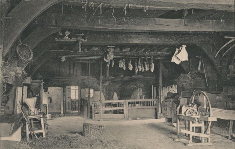 Interior of a Brunswick Farmhouse Braunschweig Germany