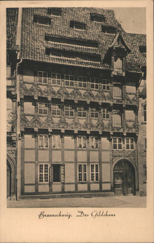 Braunschweig Das Gildehaus Half-Timbered Guild House Germany