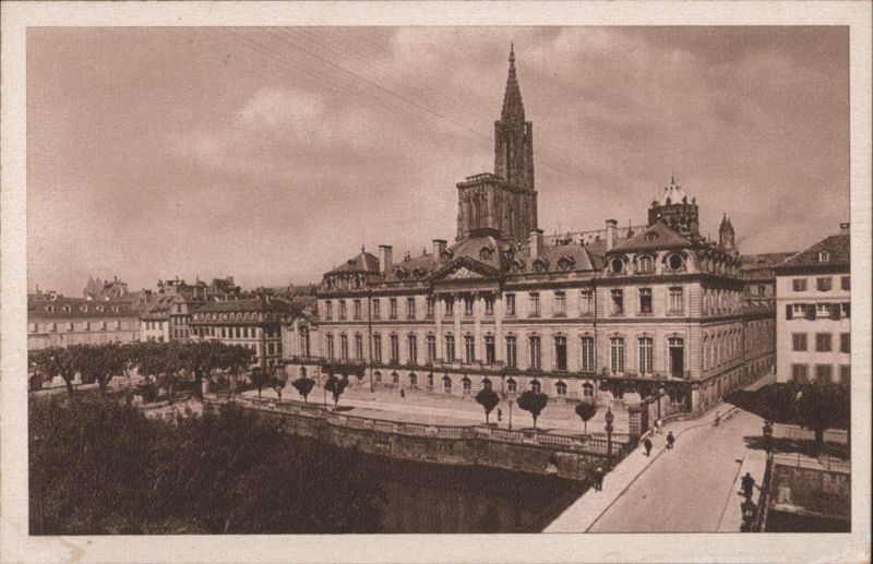 Strasbourg: Rohan Palace on Ill River & Cathedral France