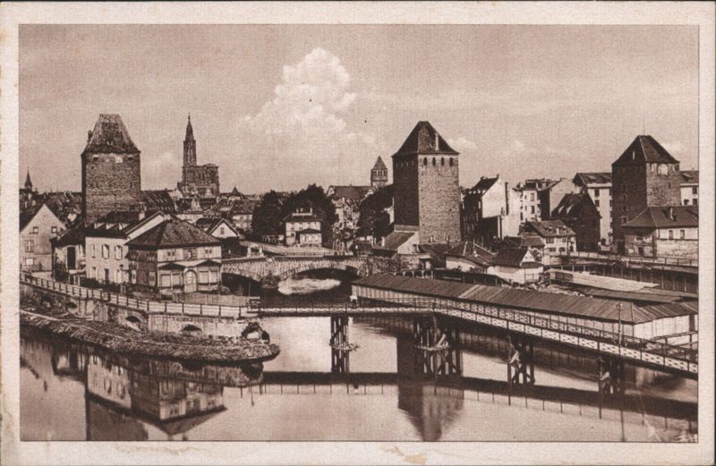 Strasbourg Old Towers and Covered Bridges France