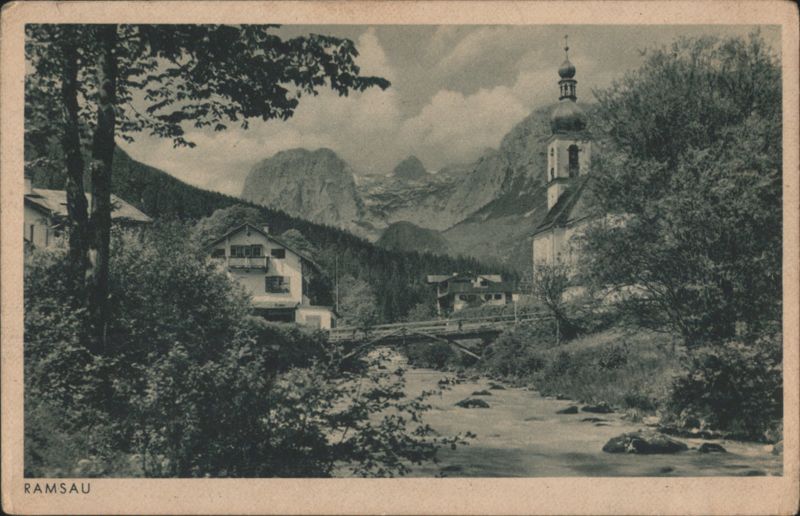 Ramsau, Partie mit Ache und Reitalpe Germany