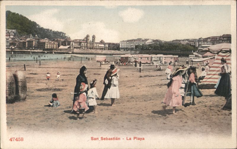 San Sebastián La Playa Beach Scene Spain