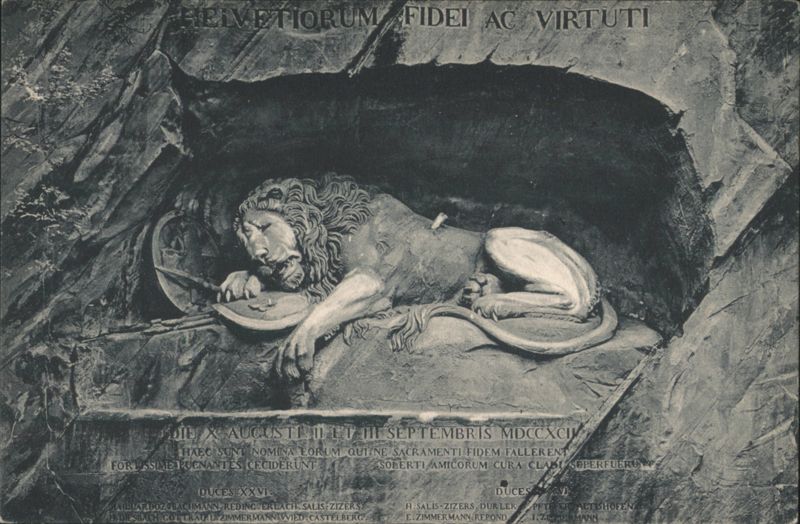 Lion Monument, Lucerne, Switzerland