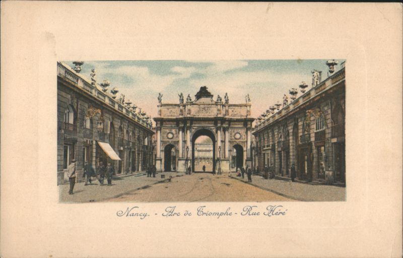 Nancy - Arc de Triomphe, Rue Héré France