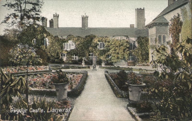 Gwydyr Castle, Llanrwst, Garden View United Kingdom