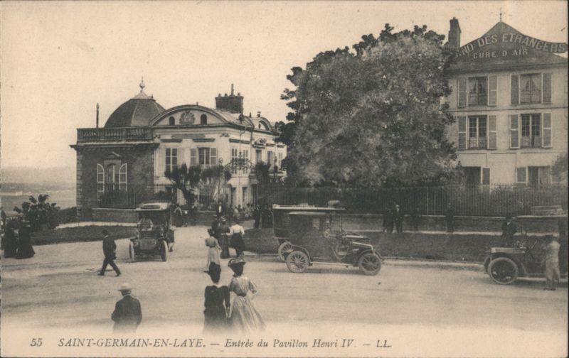 Saint-Germain-en-Laye, Entrée du Pavillon Henri IV France