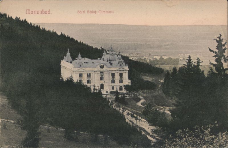 Hôtel Schloß Miramont, Marienbad Czechoslovakia