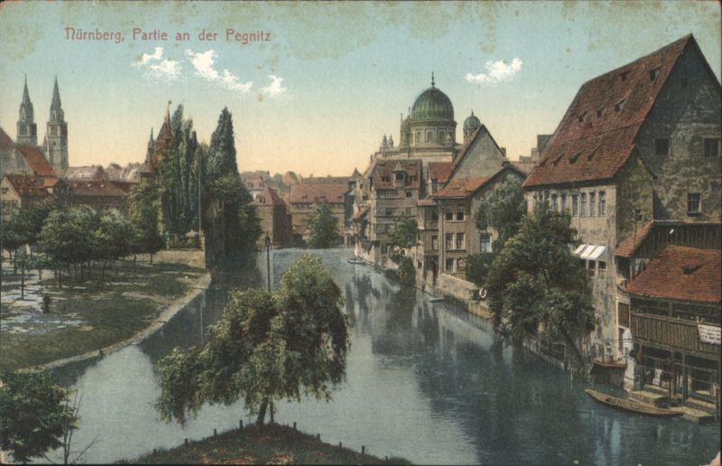 Nürnberg, Partie an der Pegnitz Germany