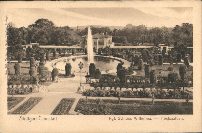 Stuttgart-Cannstatt, Schloss Wilhelma Festsaalbau Garden Germany