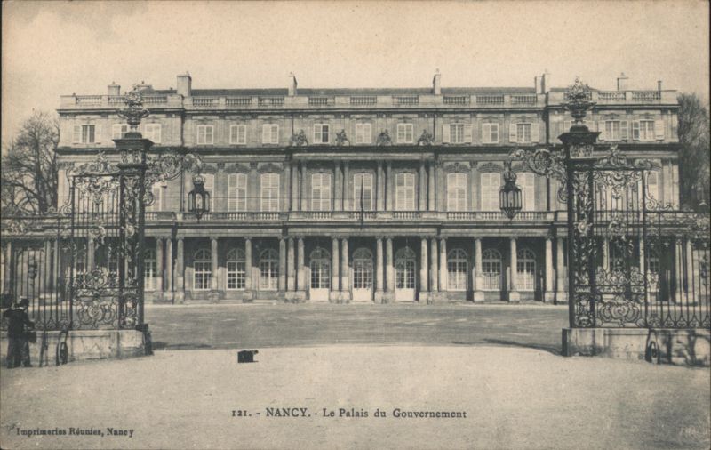 Le Palais du Gouvernement, Nancy France