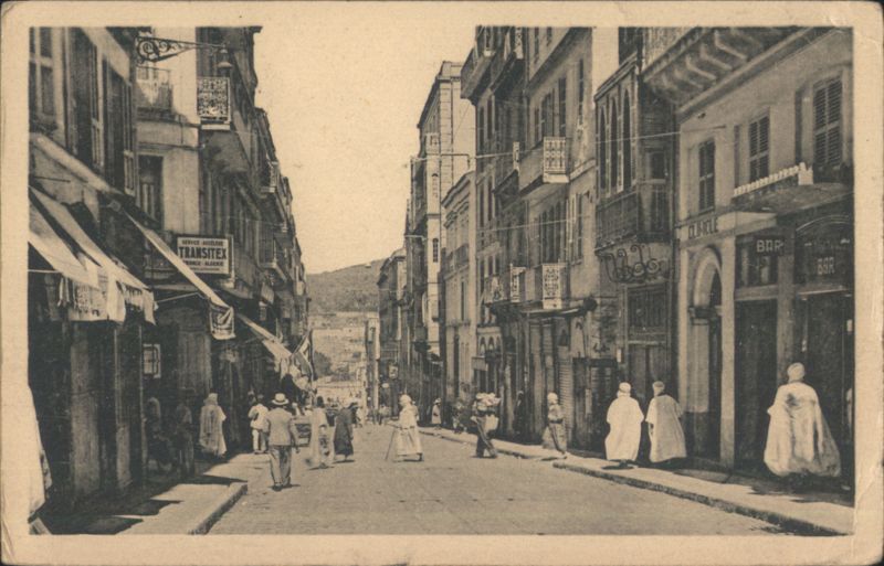 Constantine, Rue Georges-Clemenceau street scene Algeria
