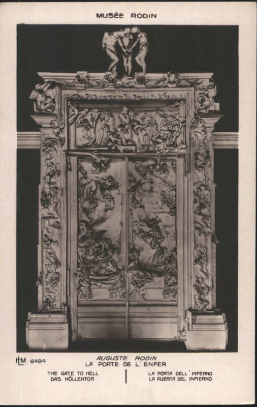 Auguste Rodin, The Gate to Hell, Musée Rodin Paris France