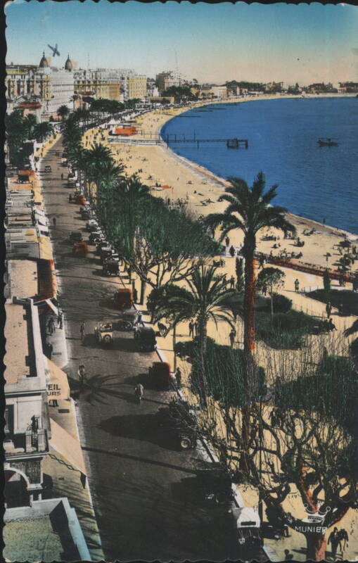 Cannes La Croisette & Beach, Palm Trees, Promenade France