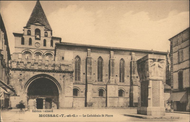 Moissac, La Cathédrale St Pierre, Tarn-et-Garonne France
