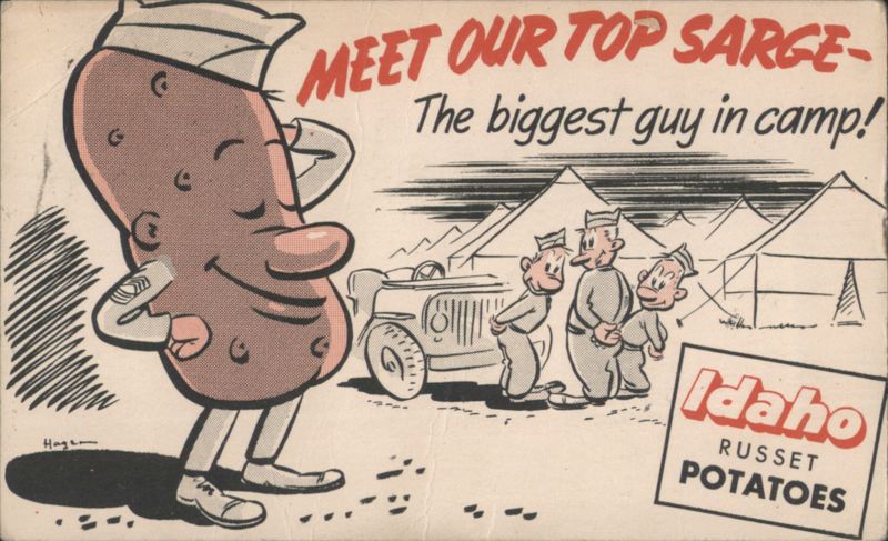 Meet Our Top Sarge - Idaho Russet Potatoes Hagen Advertising