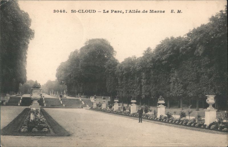 St-CLOUD - Le Parc, l'Allée de Marne France