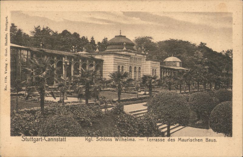 Wilhelma Palace Moorish Building Terrace, Stuttgart-Cannstatt Germany