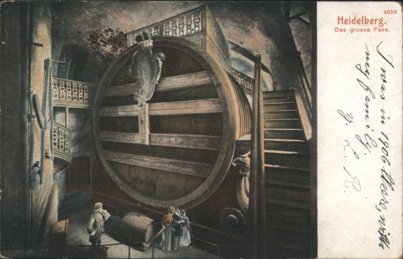 Heidelberg, The Great Barrel (Das Grosse Fass) Germany