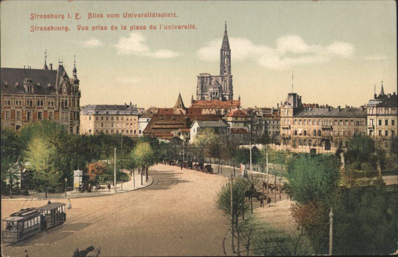 Strasbourg: View from University Square France