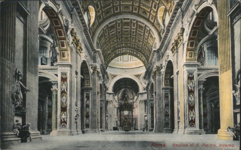 Basilica di S. Pietro, Interno Rome Italy