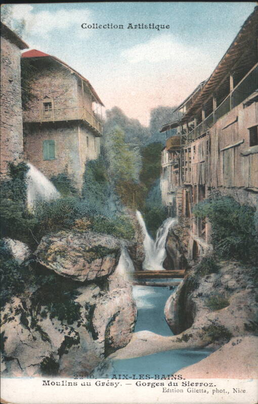 Aix-les-Bains. Moulins du Grésy - Gorges du Sierroz France